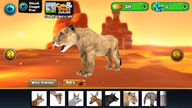 Lion family simulator online game